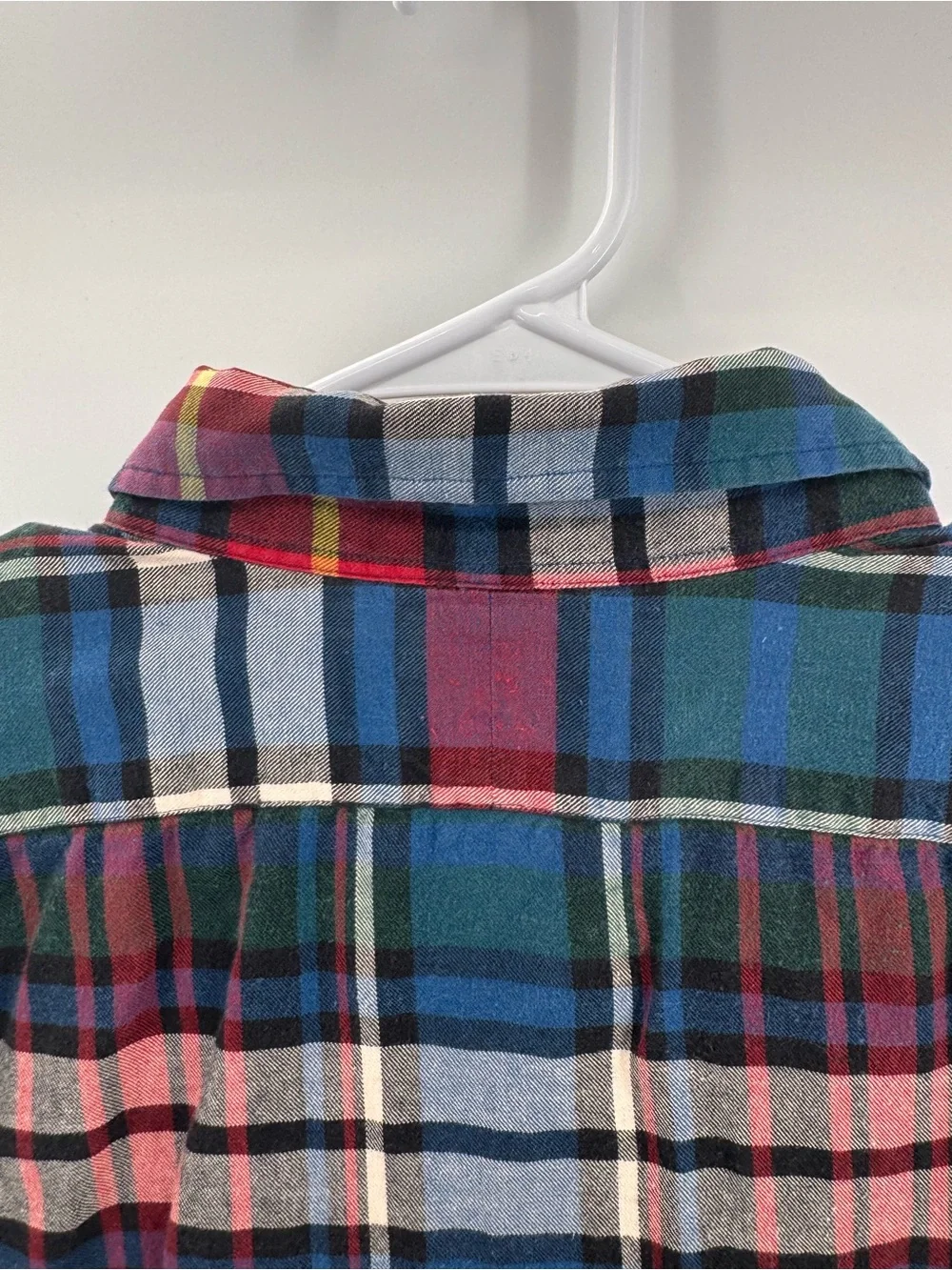 VTG 90s Polo Ralph Lauren Lowell Sport Plaid Flannel Shirt XL Multicolor USA
